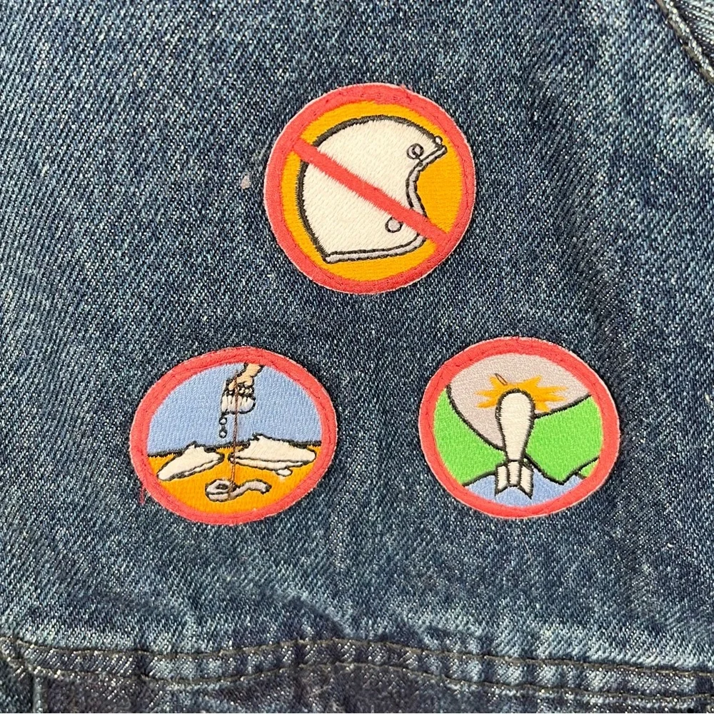 Bikers Edge Denim Motorcycle Vest with Patches Men's Large - Picture 8 of 14